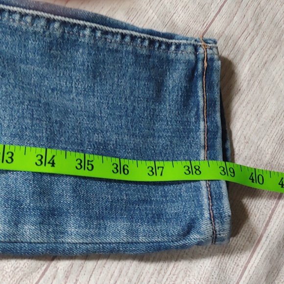 Edgely High Rise Straight Leg Distressed Jeans Short Length - Picture 10 of 10